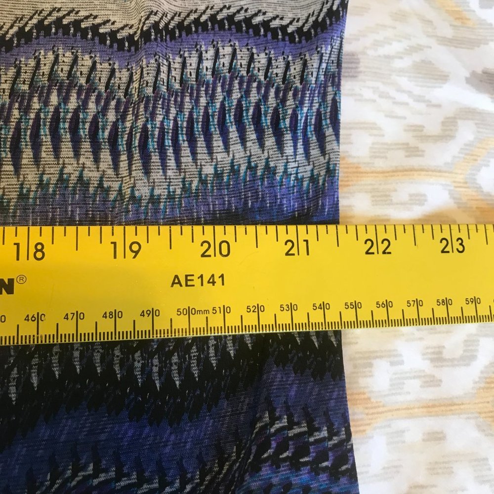 Multi-colored Short Sleeve Blouse by AB Studio - Picture 8 of 8